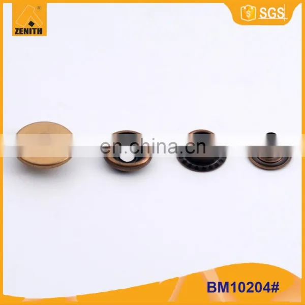 Customized Metal Brass Ring Snap Button BM10204 photo-2
