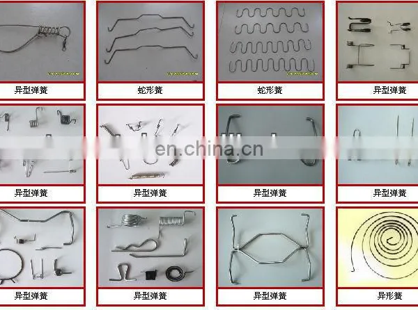 Linear spring shaped spring tension springs