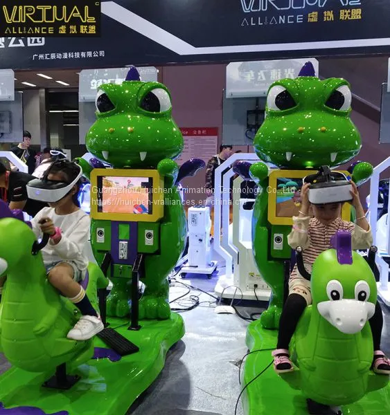 Virtual Alliance Kids Entertainment Mini Shooting Baby VR Kids Horse Riding Equipment photo-5