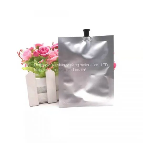 Ink Pigment Liquid Plastic Packaging Bag/pure Aluminum Stand Blank Suction Nozzle Bag photo-4