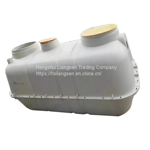 2500 Liter Fiberglass Septic Tank Anti-Corrosion FRP GRP Water Storage Tank photo-3