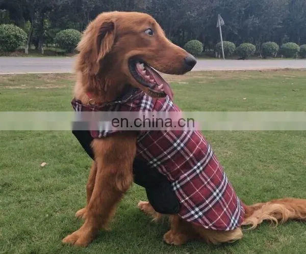 Waterproof Dog Clothes Warm Winter Pet Jacket Plaid Pet Clothing Coat photo-6