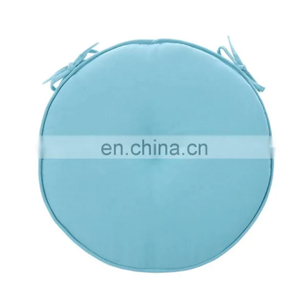 Recycle Set of 4 Seat Cushions With Ties Round Chair Pads for Armchairs Garden Outdoor Indoor Chairs photo-3