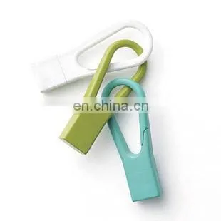2020 Plastic Flash Drive 2gb 4gb 8gb USB Flash Drives With Keychain Oem Logo Plastic Hook Pen Driver photo-2