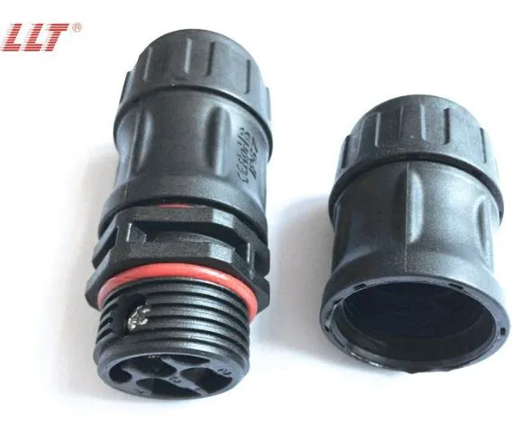 Llt L25 Cable Gland 3 Pin Connector,Ip67 Ip68 Waterproof Led Strip Light Cable Connector