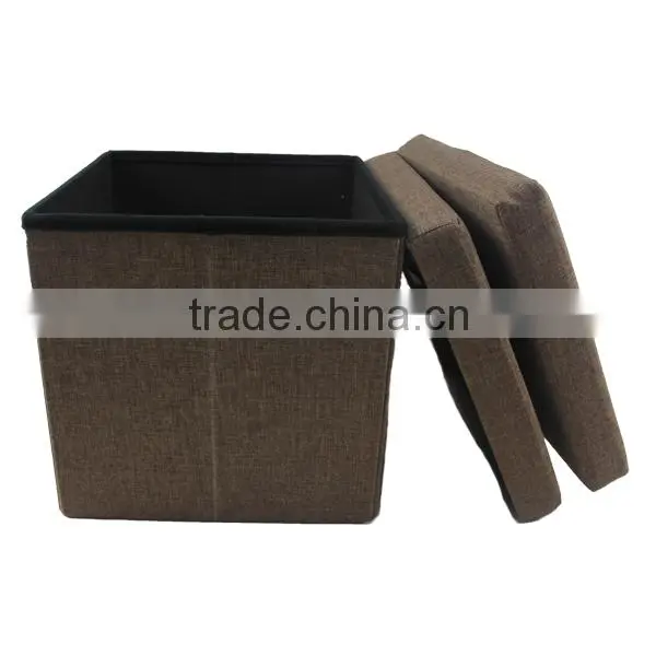 Popular Design Brown Folding Ottoman Chair photo-6