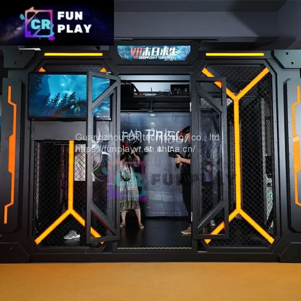 Other Amusement Park Products 9D Vr Puzzle Simulator Virtual Reality Multiplayer Escape Room Game Electronic photo-3