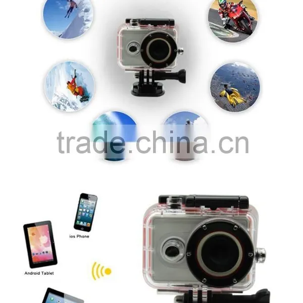 Perfect 60 Meters Deep Waterproof Case for Xiaomi Yi Camera With Full Buttons For Easy Operation On Xiaomi Yi Action Cameras photo-4