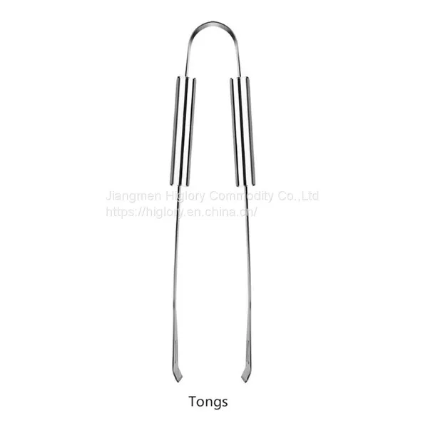 Heat Resistance Stainless Steel Outdoor or Home Use BBQ Food Tongs Grill Tongs photo-2