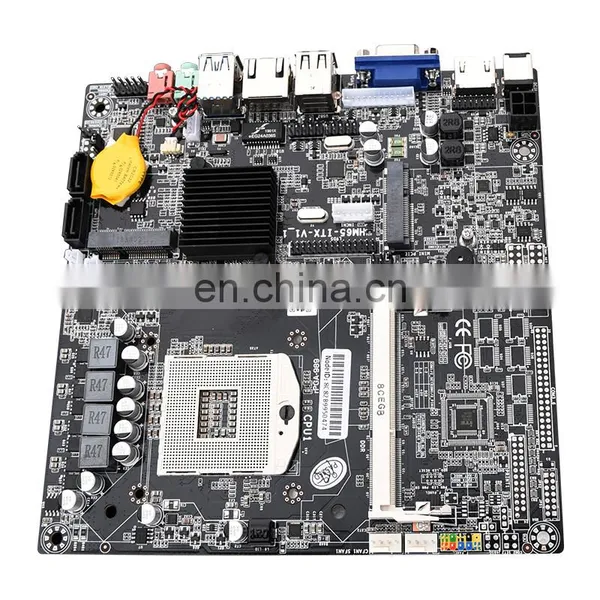 Factory Hot Sale Desktop Computer Motherboard on Board Processor Hm65 PGA988 photo-2