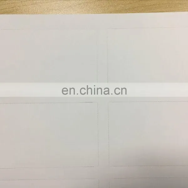 10 Mil Teslin 8-up Sheet for Printing photo-3