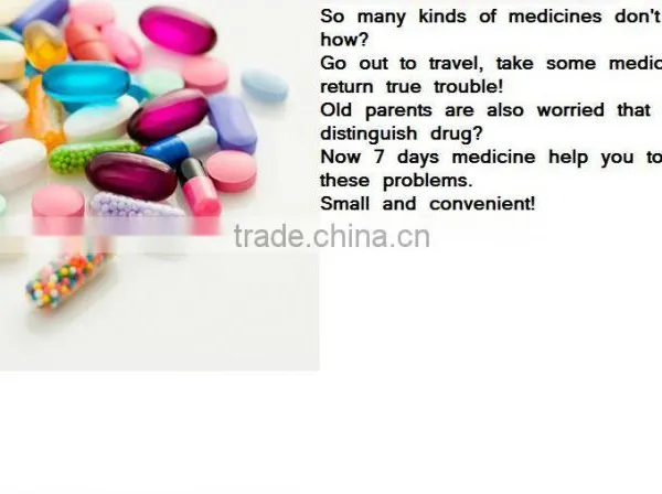 Promotional ! Factory Price 28 Case One Week Travel Pill Box photo-2