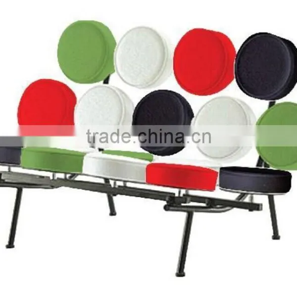 Premium Leather Marshmallow Sofa Chair