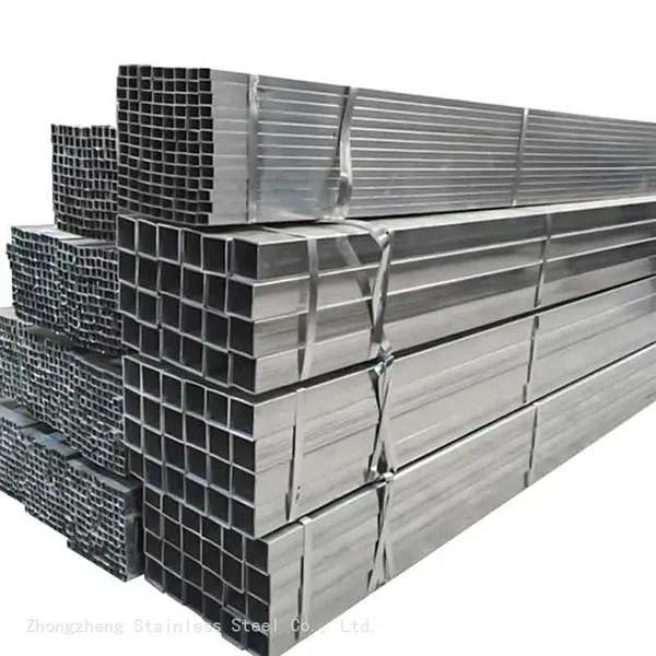 15mm 20mm 40mm 50mm 80mm 100mm Hot Dipped Galvanized Steel Square Pipe/Rectangular Steel Tube/Steel Hollow Section Pipe photo-5