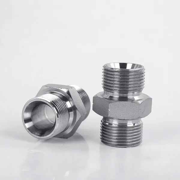 British Standard Flared Recessed Straight Transition Fitting, High-Pressure Oil Tube Adapter, C-Type/D-Type/H-Type Ferrule-Type Tube Fitting photo-5