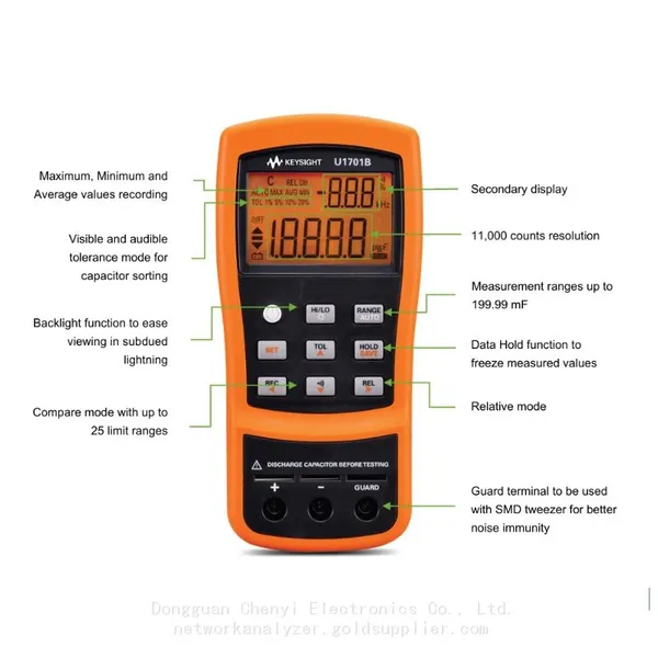 Keysight U1701B Handheld Capacitance Meter photo-2