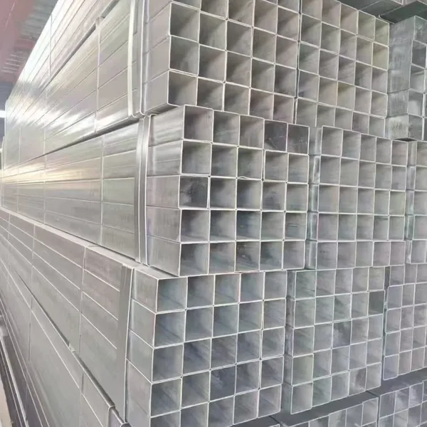 Hot-dip Galvanized Square Steel Pipe＆Steel Pipe & Tube，Q235B, Q355B, SS400, ST37, ST52 photo-5