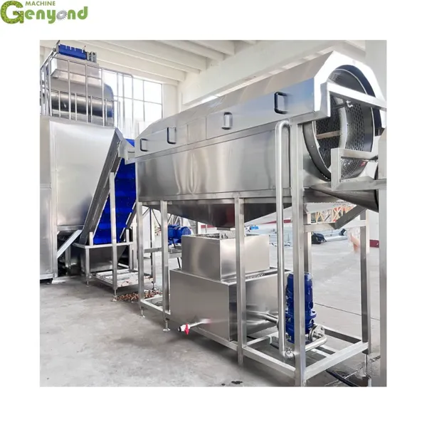 High Efficiency Potato, Tomato, Sweet Potato, Carrot Steam Peeling Machine photo-2