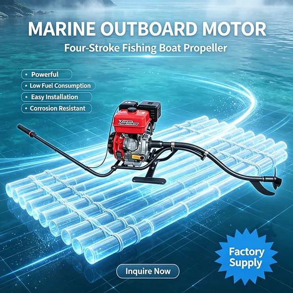 Four‑Stroke Marine Outboard Motor Fishing Boat Propeller Thruster Manufacturer