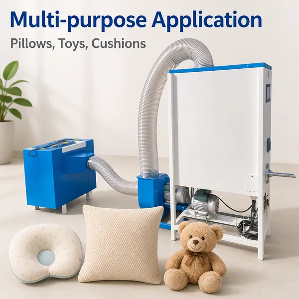 QD-CX-046 Industrial PP Cotton Filling Machine High Efficiency Fiber Stuffing Machine for Home Textile Industry