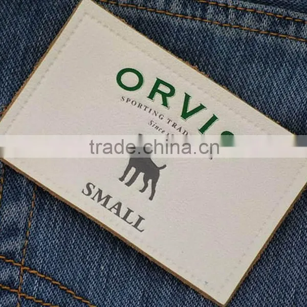 Cheap Price Custom First Choice Leather Label Patches in Foshan photo-5