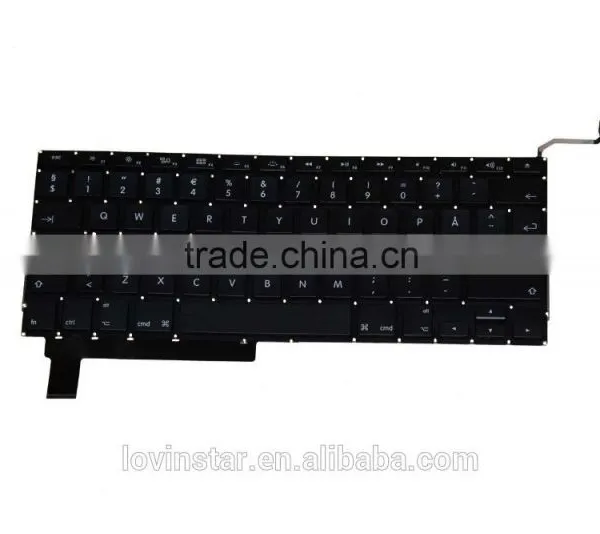 DK Danish Laptop Keyboard Replacement Parts For Macbook Pro A1286 2008-2012 photo-2