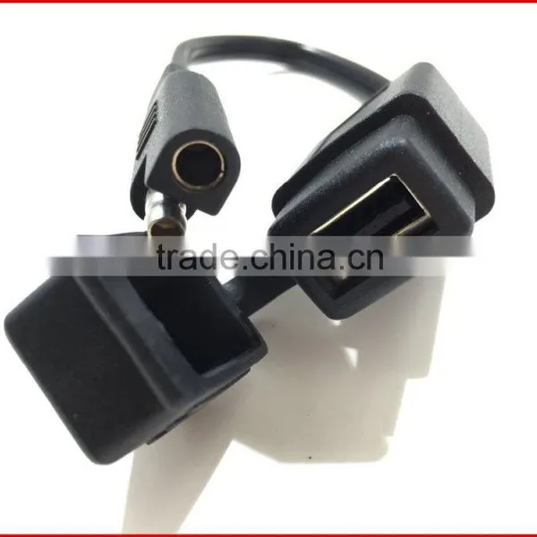 China Supplier SAE Plug Black Molding USB With Dust Cover Wire Harness photo-2