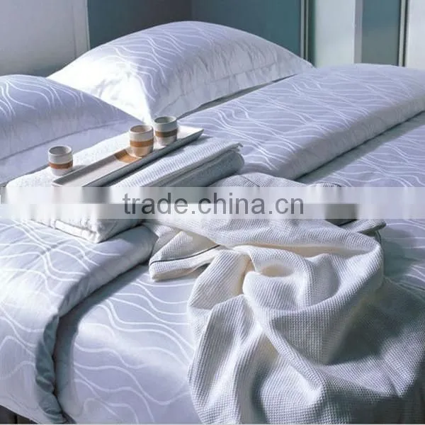 100% Cotton / Cotton/polyester White or Dyed Hotel Flat Sheets photo-5