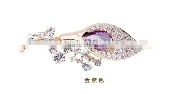 Wholesale Calla Full Rhinestone Diamond Crystal Gem Brooch photo-3