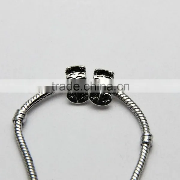 Creative New Style Owl Shape Large Hole Beads DIY Anti-Silver Bracelet Beads With Hole Accessories photo-4