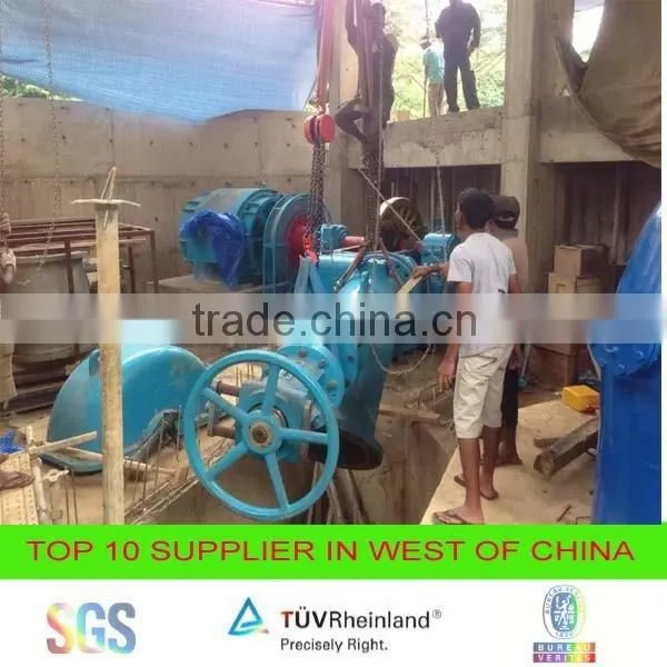 High Water Head Micro Hydro Power Impulse Turbine Pelton Turbine Turgo Turbine Generator Set photo-3