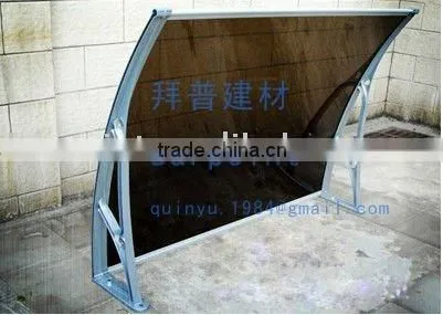 Awning With Polycarbonate Sheet