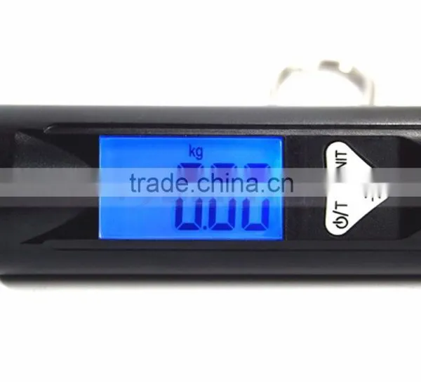 30 x 17mm Big Size LCD Screen 2 in One Fishing Or Travel LED Torch Luggage Scale photo-4