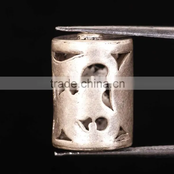 925 Solid Sterling Silver Cylinders Wholesale Beads