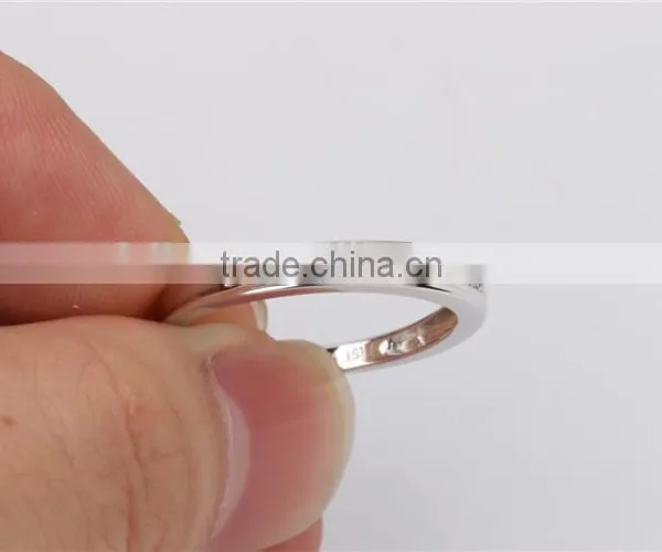 Wholesale White Gold cz Ring 925 Sun Silver Ring Mounting photo-4