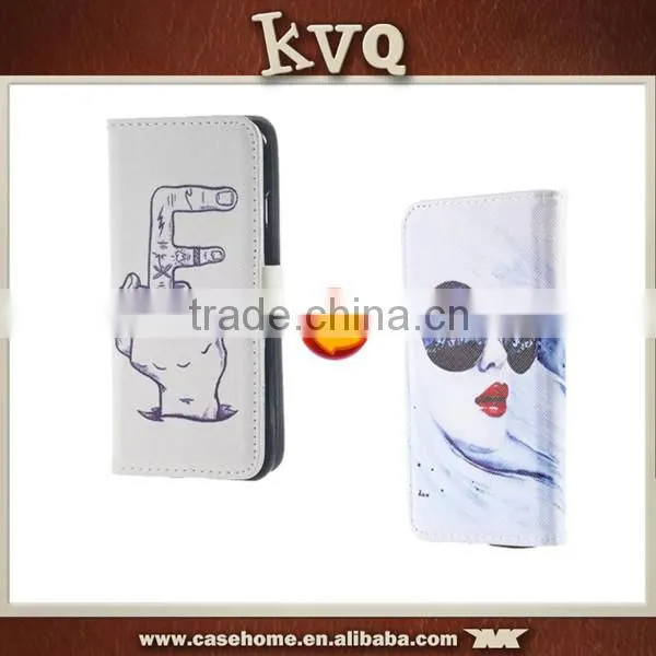 New Design Double-Side Leather Case Cover for Apple IPhone Samsung Galaxy photo-3