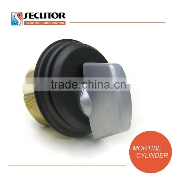 Security Round Thumb Brass Cylinder Lock photo-2