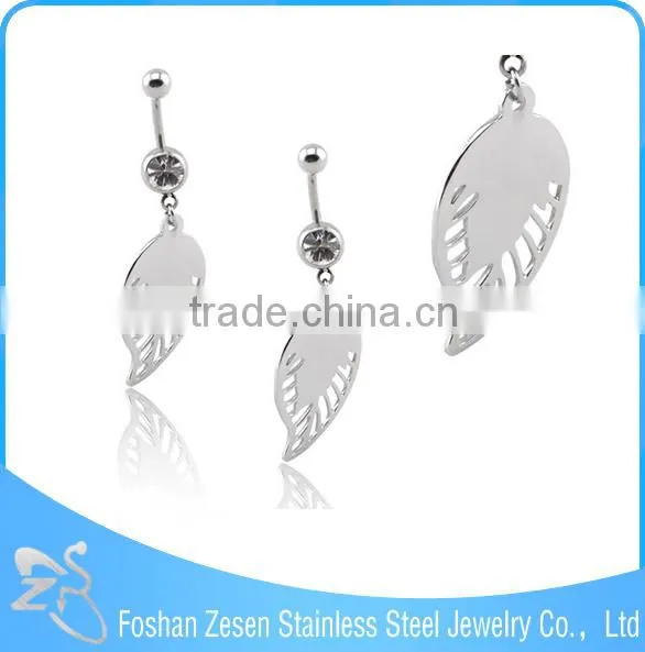Professional OEM Factory Surgical Steel Crystal Hanging Letter Belly Button Ring photo-6