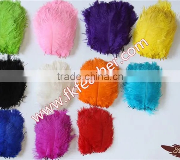 Wholesale Cheap DIY Multicolor Craft Small White Ostrich Feather 15cm to 20cm For Wedding Decorations photo-2