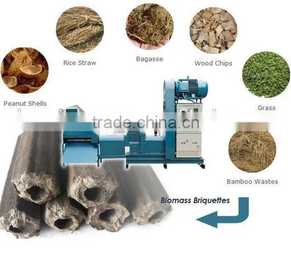 Charcoal powder briquette making machine