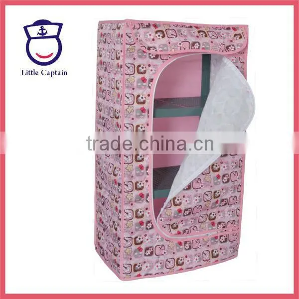 2016 Hot Sales Folding For Toys Kids Plastic Wardrobe