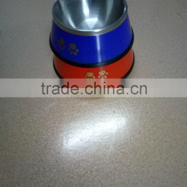 Colourful Healthy Steel Stainless Dog Cat Bowl Pet Bowl photo-3