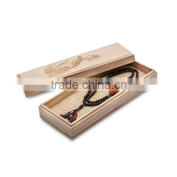 Square Wood Pine Box, Solid Pine Wood Jewelry Box photo-5