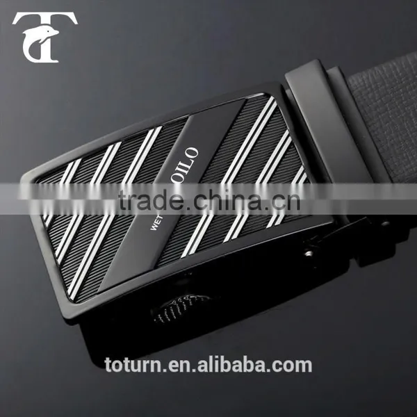Metal Automatically Buckle Strong Men Leather Belt photo-4