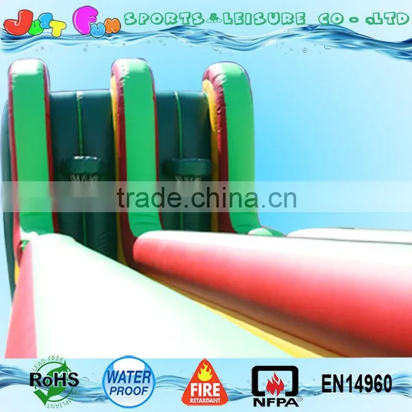 Commercial Two Lane Inflatable Bungee Run, Inflatable Sports Games, Inflatable Bungee Run for Sale photo-2