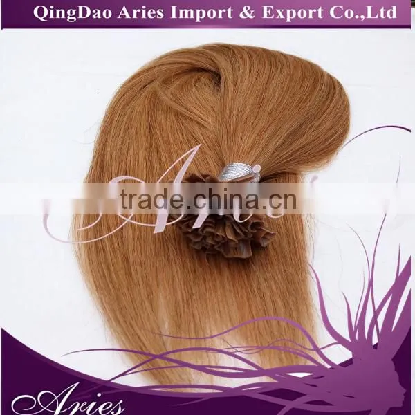 Aries U Nail Tip Pre Bonded Keratin Glue Fusion Remy Human Hair Extensions 22" photo-5