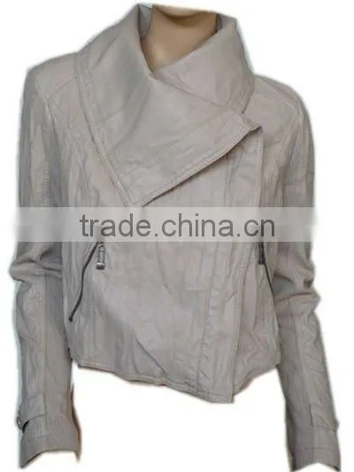 PU JACKET(PU LEATHER JACKET,LEATHER JACKET) FOR WOMEN