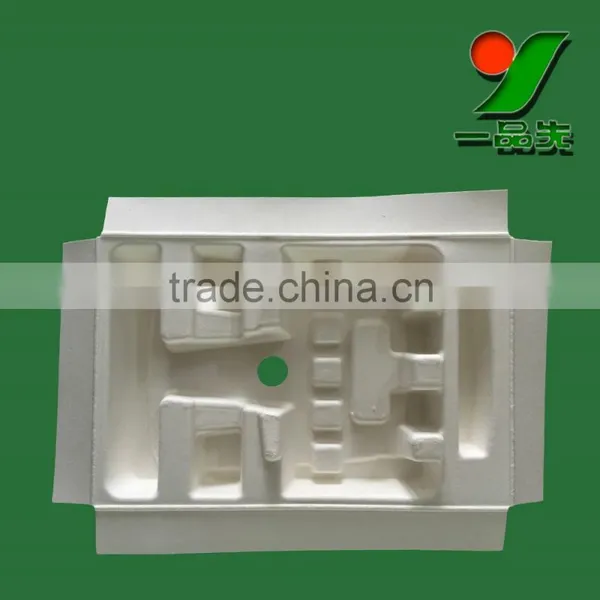 2016 Low Price Biodegradable Environmental Molded Pulp Tray Packaging photo-4