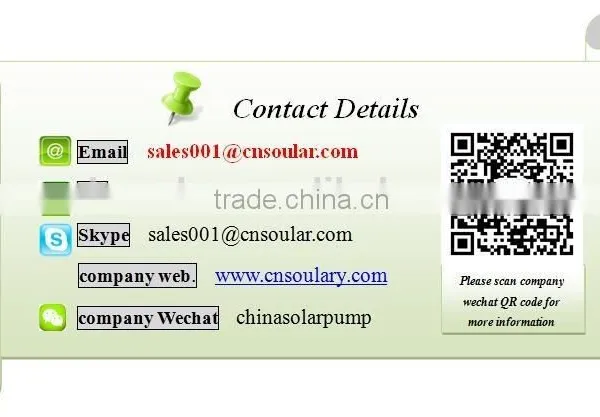 New Popular Solar Water Pump for Drip Irrigation Solar Pump Deep Well photo-5