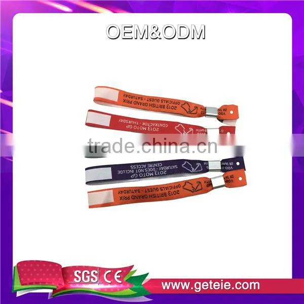 Id Number Woven Wristband